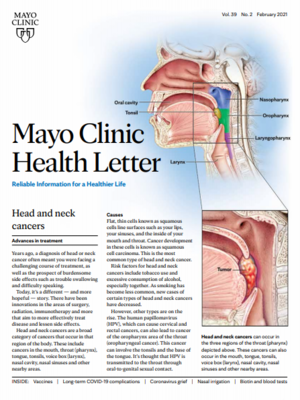 cover image of February 2021. Mayo Clinic Health Letter